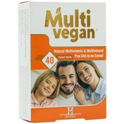 تصویر قرص مولتی وگان هولیستیکا 40 عدد Multi Vegan Holistica 40 Tab