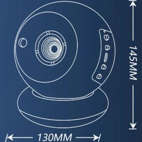 تصویر پروژکتور کهکشانی 2025 - 12 دیسک مدل S3 اسپیکر دار 