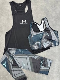 تصویر ست ۳تیکه تاپ لگ نیمتنه - ۵ 