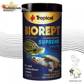 تصویر غذای لاک پشت های جوان بایو رپت سوپرمی یانگ تروپیکال Tropical BIOREPT W STICKS 250ml