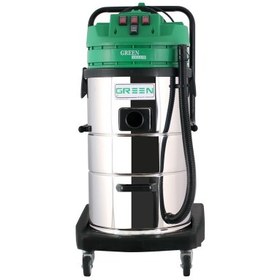 تصویر جاروبرقی صنعتی سه موتور اتوماتیک Green H703A Industrial Three-Motor Automatic Vacuum Cleaner Green H703A