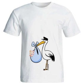 تصویر تی شرت بارداری طرح لک لک کد 3982 