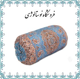 تصویر شاه نشین ابی طرح نیلوفر کد56987 - ۶سانتی shah neshin