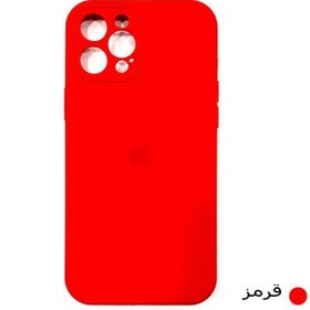 تصویر قاب ایفون 12 پرو مکس کاور سیلیکونی اپل با محافظ لنز دوربین گوشی ایفون Silicone iPhone 12 Pro max Silicone Case For Apple iPhone 12 Pro Max Camera lens Protector