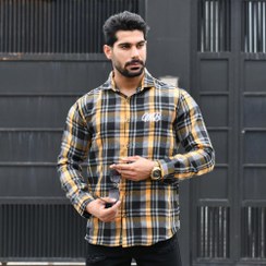 تصویر پیراهن مردانه پشمی ام بی کد 17724 MB wool men's shirt code 17724