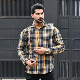 تصویر پیراهن مردانه پشمی ام بی کد 17724 MB wool men's shirt code 17724