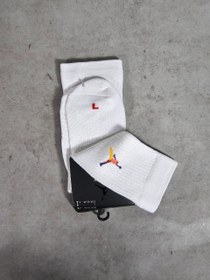 تصویر جوراب جردن ایر سفید 