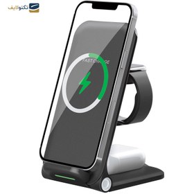 تصویر پایه نگهدارنده و شارژر بی سیم موبایل تسکو مدل THL ۱۲۹1W Tsco THL ۱۲۹1W Mobile Phone Holder