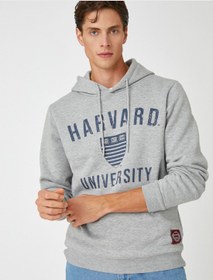 تصویر هودی چاپی دارای مجوز هاروارد برند Koton Harvard Hoodie Licenced Printed