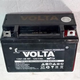 تصویر باتری اتمی 12 ولت 7 آمپر موتور سیکلت - باطری VOLTA 