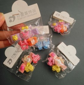 تصویر گل سر - خرگوش صورتی 