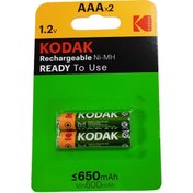 تصویر باتری نیم قلمی قابل شارژ کداک kodak Rechargeable 650 