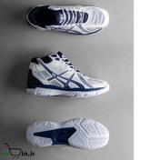 تصویر کفش والیبال اسیکس مدل آژاکس رنگ سفید کد 48716 