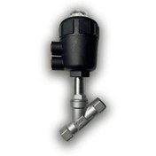 تصویر اَنگل ولو (شیر زاویه ای) پلاستیک DN15 سایز ۱/۲ 