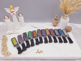 تصویر پک 12 عددی گچ مو شانه ای HAIR CHALK 