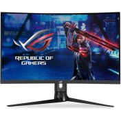 تصویر مانیتور گیمینگ 31.5 اینچ ایسوس مدل ROG Strix XG32VC استوک با گارانتی اصلی 