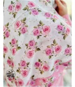 تصویر روسری دسته گل رز 