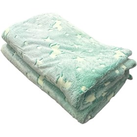 تصویر پتوی مسافرتی دو نفره شبتاب طرح فانتزی 