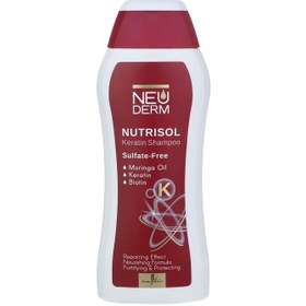 تصویر شامپو سرکراتینه نئودرم نوتریسل 300 میل Neuderm Nutrisol Keratn Hair Shampoo 300ml