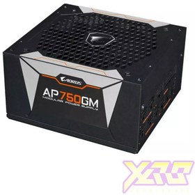 تصویر پاور ۷۵۰ وات گیگابایت AORUS P750W GOLD Full Modular 