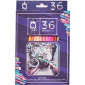 تصویر مدادرنگی 36 رنگ ام کیو جعبه مقوا ا MQ 36 Color Pencils MQ 36 Color Pencils