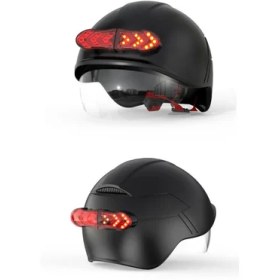 تصویر چراغ خطر دوچرخه راهنما دار بی سیم مدل PGL102 ProOne PGL102 LED Helmet Turning Lights