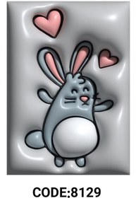 تصویر فرشینه طرح سه بعدی CODE:8129 