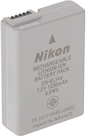 تصویر باطری یون-لیتیومی قابل شارژ برند نیکون مدل 27126 EN-EL 14A 