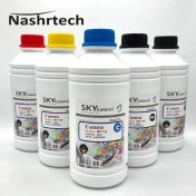 تصویر جوهر پلاتر کانن IPF710 یک لیتری اسکای کالر پک 5 رنگ 