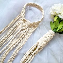 تصویر سربند مکرومه 