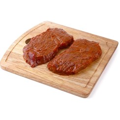 تصویر استیک راسته گوساله طعم دار ۱ کیلوگرم 