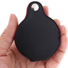 تصویر ذره بین جیبی جلد چرمی 