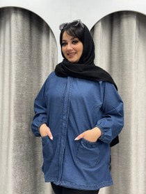 تصویر کت جین ساده 155 