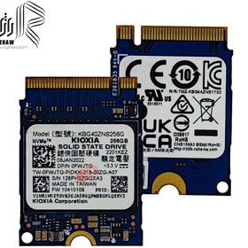 تصویر حافظه SSD سایز M2 2230 برند kioxia ظرفیت 256 گیگابایت 