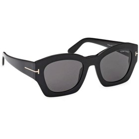 تصویر عینک آفتابی زنانه Tom Ford TF1083 اورجینال تام فورد مشکی عینک آفتابی تامفورد tf1083 guiliana 01a 52-22 / عینک آفتابی زنانه 