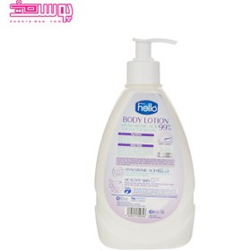 تصویر لوسیون پمپی بدن مخصوص پوست خشک و حساس حجم 500 میل هلو فرش Hello Fresh Body Lotion Very Dray And Sensitive Skin 500 ml