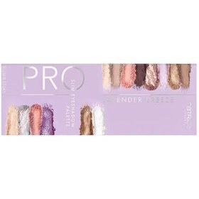 تصویر پالت سایه چشم کاتریس مدل پرو لوندر بریز Pro Lavender Breeze Catrice Palette Eyeshadow Pro Lavender Breeze Slim