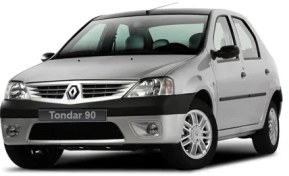 تصویر شیشه جلو رنو L90 دودی 