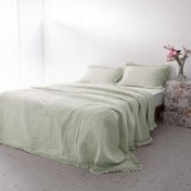 تصویر سرویس روتختی مادام کوکو پنبه دوزی مدل Medus4 دو نفره 3 تکه 