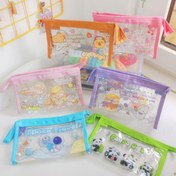 تصویر جامدادی شفاف و دور چرمی فانتزی 