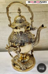 تصویر کتری وارمری 6cc طاووس برنجی 