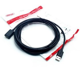 تصویر کابل افزایش طول USB2.0 یونیتک مدل Y-C417GBK طول 3 متر ا Unitek Y-C417GBK Extension cable USB 2.0 length 3 meter Unitek Y-C417GBK Extension cable USB 2.0 length 3 meter