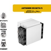 تصویر دستگاه ماینر آکبند بیت مین ANTMINER S19 86TH/S