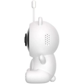 تصویر دوربین بی سیم مراقبت از کودک پاورولوژی مدل PSWBCWH Powerology PSWBCWH Wi-Fi Baby Camera Monitor Your Child in Real-Time - White