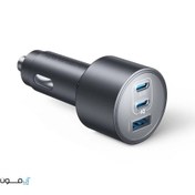 تصویر شارژر فندکی انکر | Anker Car Charger (167.5W, 3 Ports) A2737 