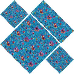 تصویر رانر رومیزی مخمل ست ۴ تکه رنس مدل S31-42815 