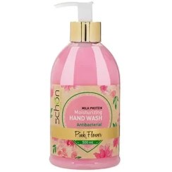 تصویر مایع دستشویی آنتی باکتریال کرمی مرطوب کننده مدل پینک فلاور 500 میل شون Schon Pink Flower Moisturizing Hand Wash 500ml