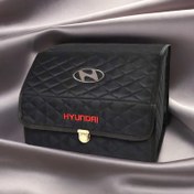 تصویر کیف نظم دهنده صندوق عقب خودرو با لوگو هیوندای 