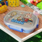 تصویر ظرف غذای کودک استیل لبوبو وارداتی - آبی 