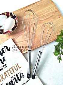 تصویر همزن دستی استیل 